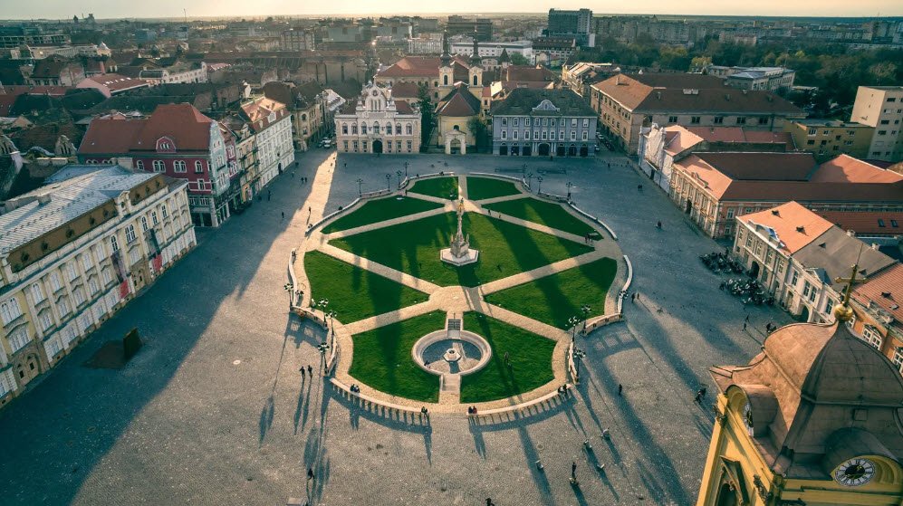 Union Square (Piața Unirii), Timișoara, Timiș County, Romania